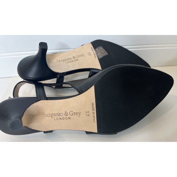 Sargasso & Grey Shoes Black Size EU 37  UK 4 US Size 7 New RMF20-GB - Picture 9 of 11